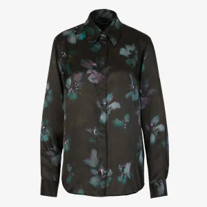Camisa Seda Floral