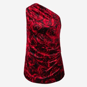 Top Terciopelo Rosas