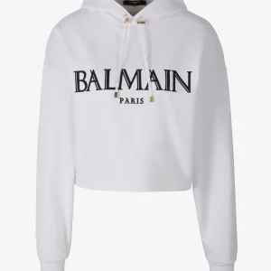 Sudadera Cropped Logo