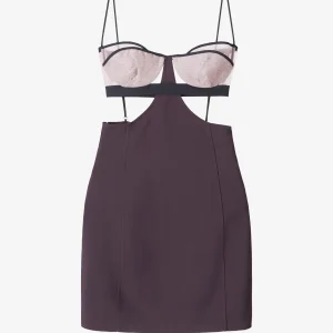 Vestido Bicolor Cut Out