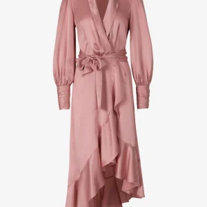 Vestido Cruzado Seda