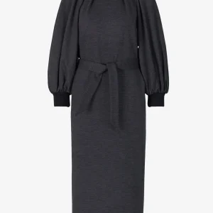 Vestido Mangas Abullonadas Lana