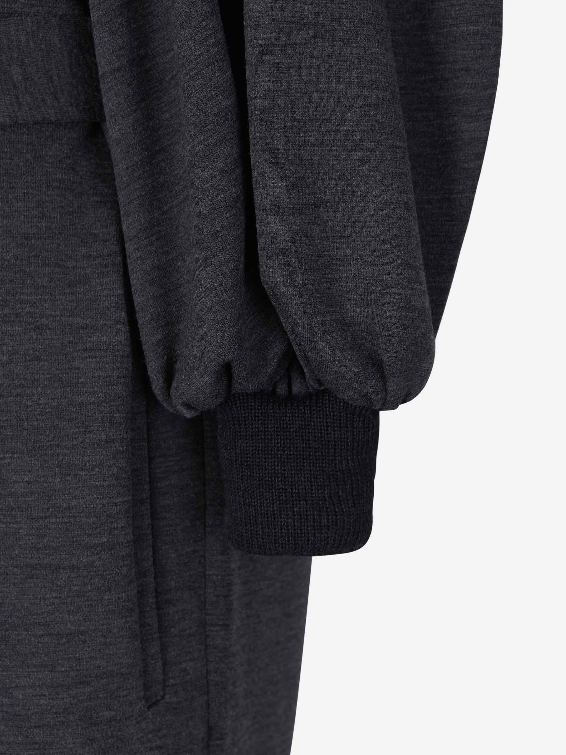 Vestido Mangas Abullonadas Lana - Imagen 5