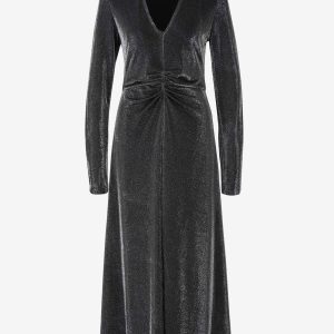 Vestido Metalizado Maxi