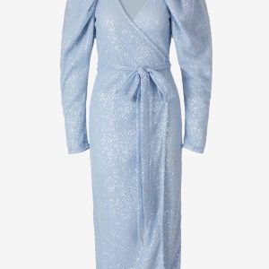 Vestido Cruzado Lentejuelas