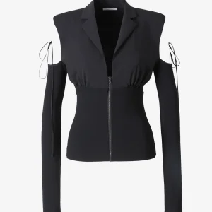 Blazer Fruncido Lana