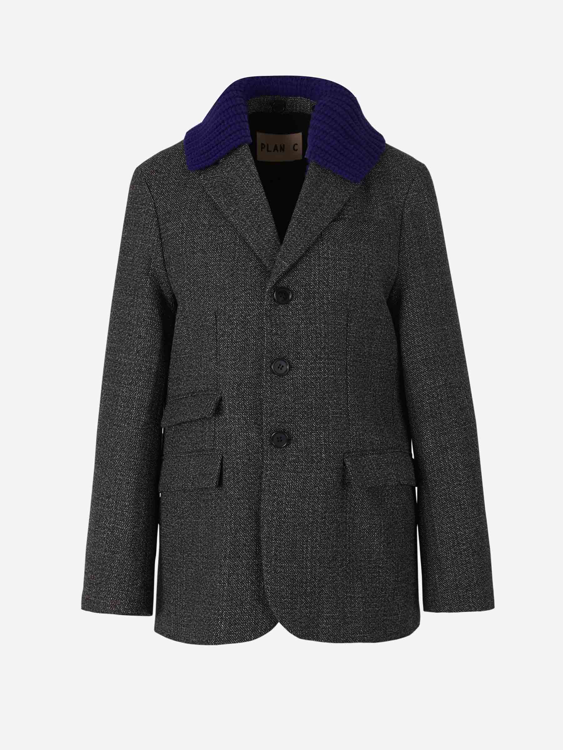 Blazer Cuello Contraste