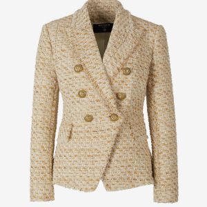 Blazer Abotonada Tweed
