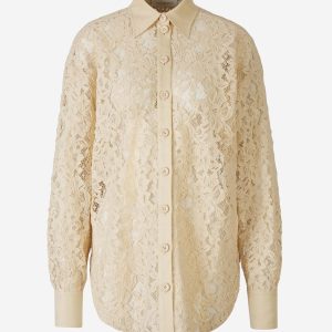 Camisa Natural Encaje