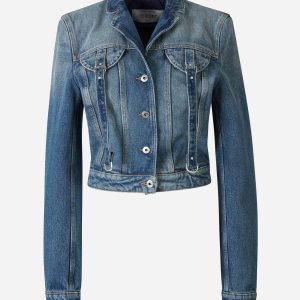 Cazadora Corta Denim Algodón