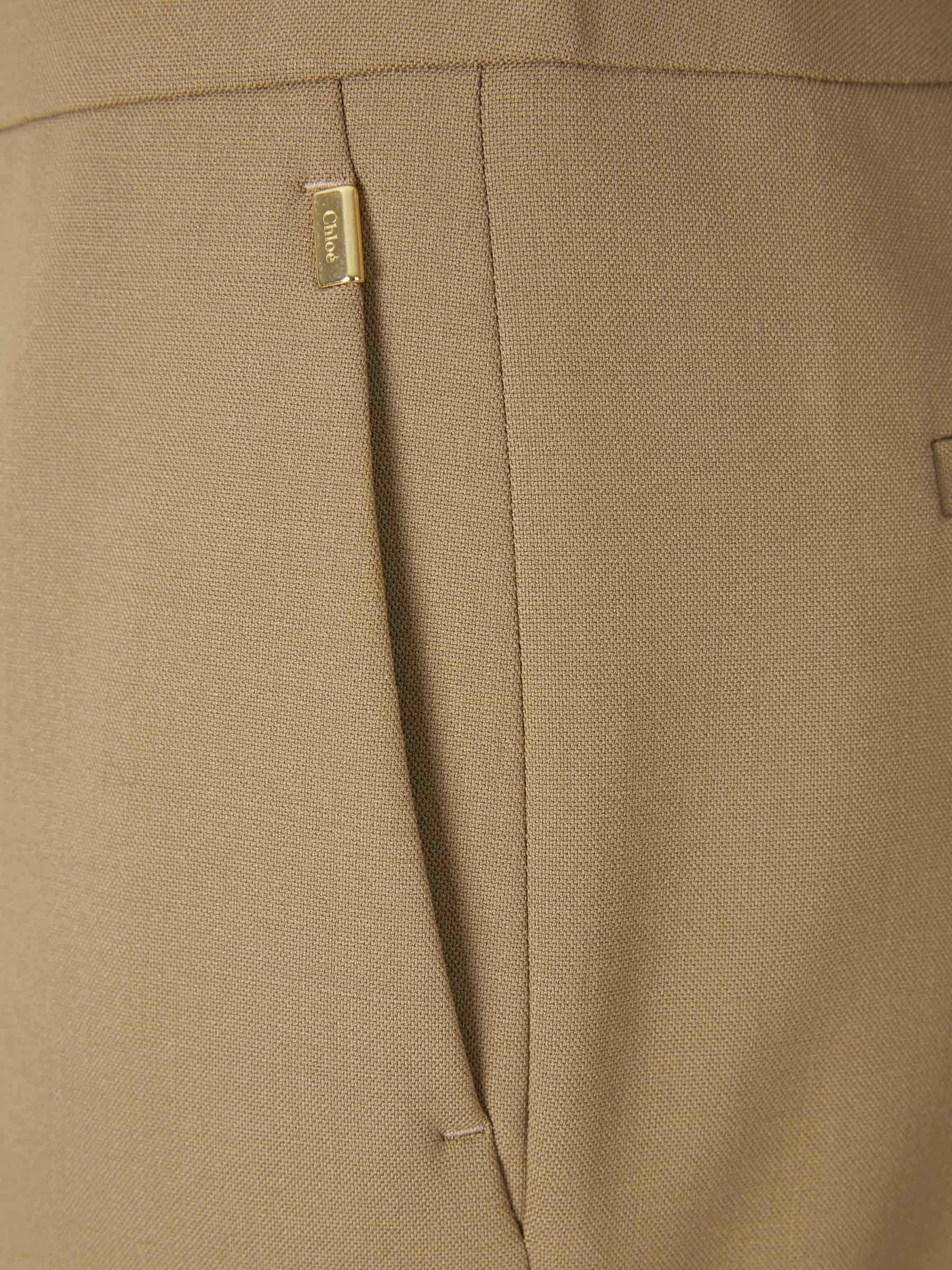 Pantalones Entallados Lana - Imagen 3