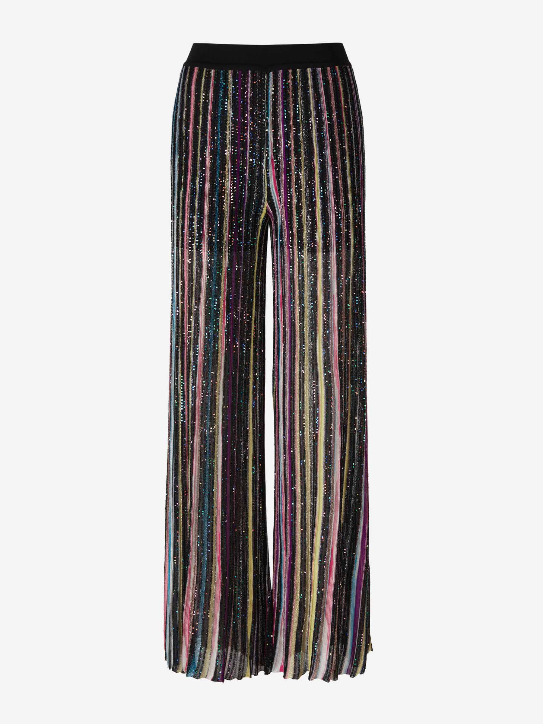 Pantalones Rayas Lentejuelas