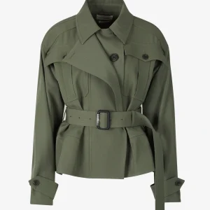 Gabardina Cinturón Lana