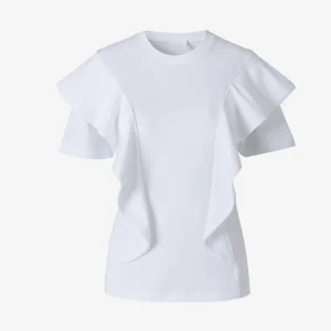 Camiseta Volantes Algodón