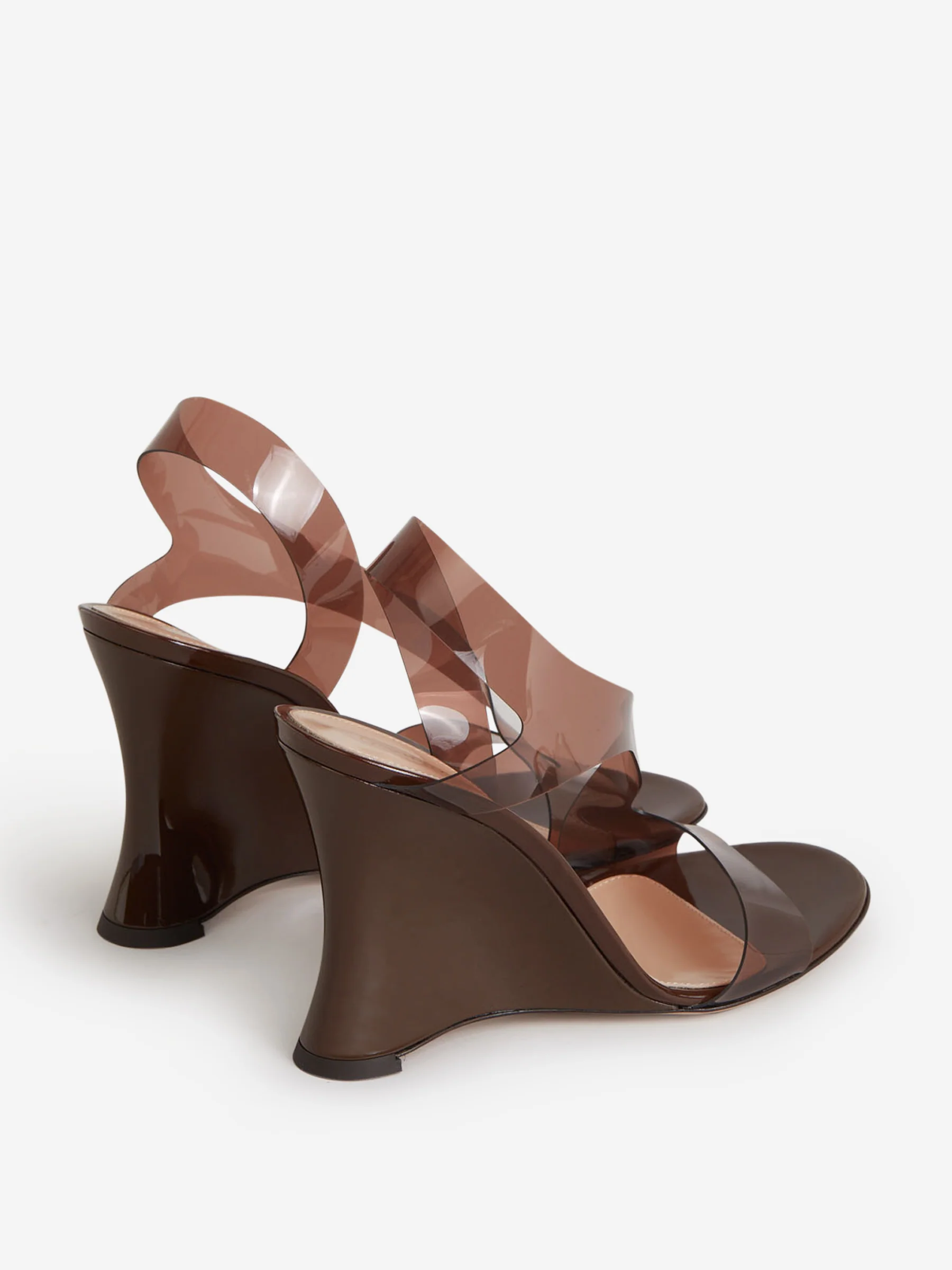 Sandalias Cuña Transparentes - Imagen 3