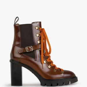 Botines Cordones Piel