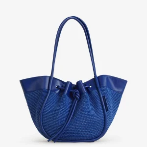 Bolso Tote Fruncido Rafia