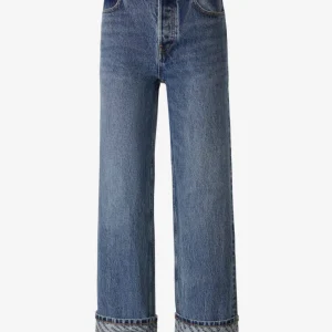 Jeans Straight Algodón