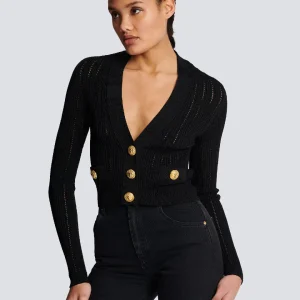 Cárdigan Punto Cropped