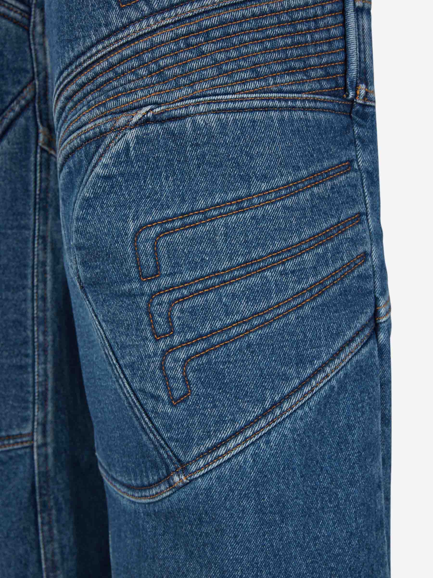 Jeans Wide Leg Biker - Imagen 5