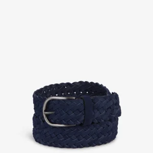 Cinturón Trenzado Piel Ante