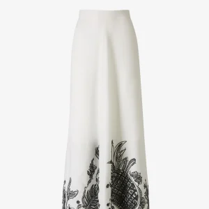 Falda Midi Lino Texturizada