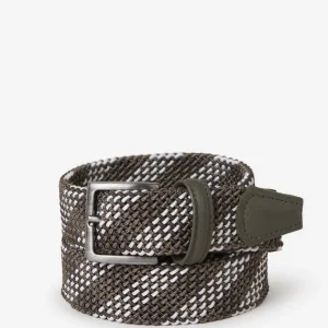 Cinturón Trenzado Detalles Piel