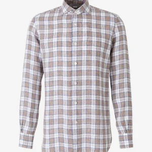 Camisa Cuadros Lino