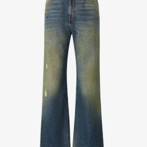 Jeans Wide Leg Parche